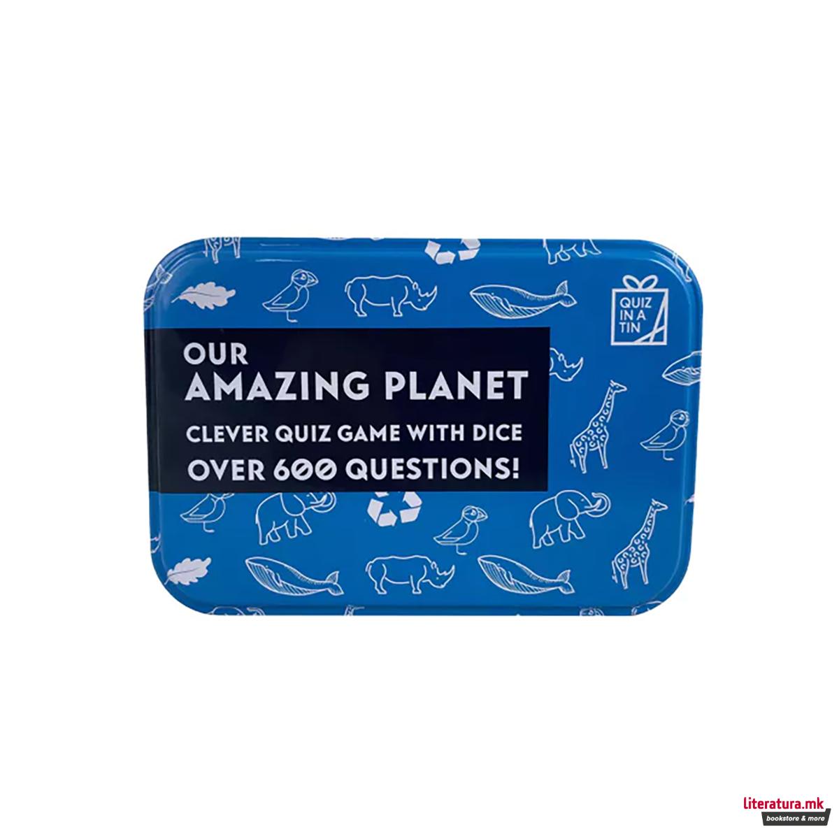 Мини друштвена игра, Apples to Pears - Quiz in a Tin: Our Amazing Planet 