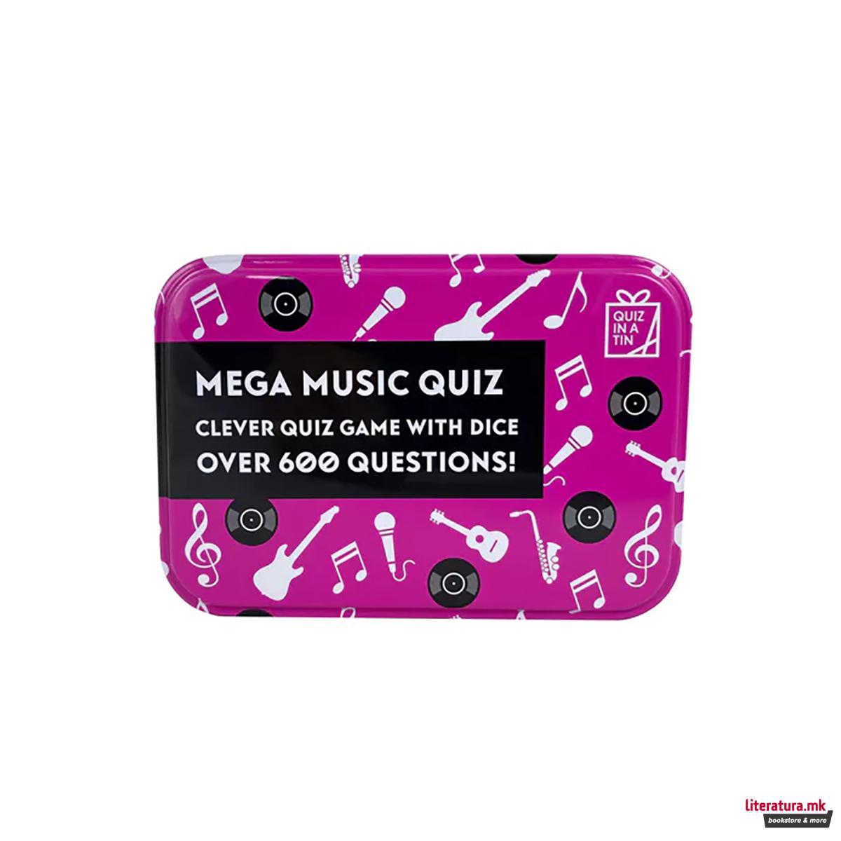 Мини друштвена игра, Apples to Pears - Quiz in a Tin: Mega Music Quiz 