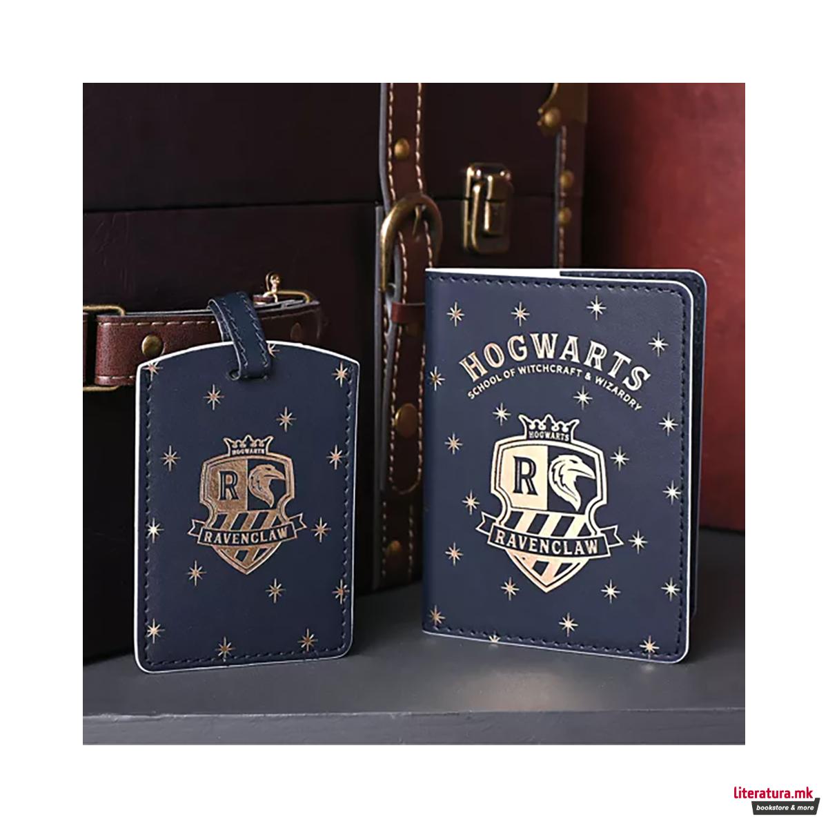 Сет - футрола за пасош и таг за багаж, Harry Potter - Ravenclaw 