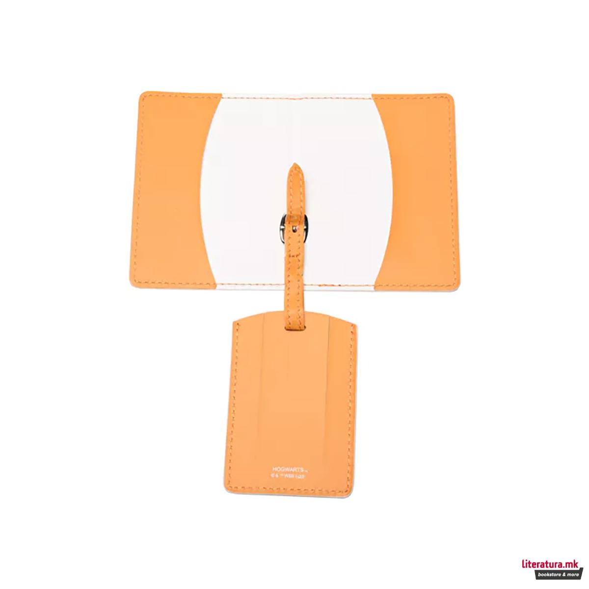 Сет - футрола за пасош и таг за багаж, Harry Potter - Hufflepuff 