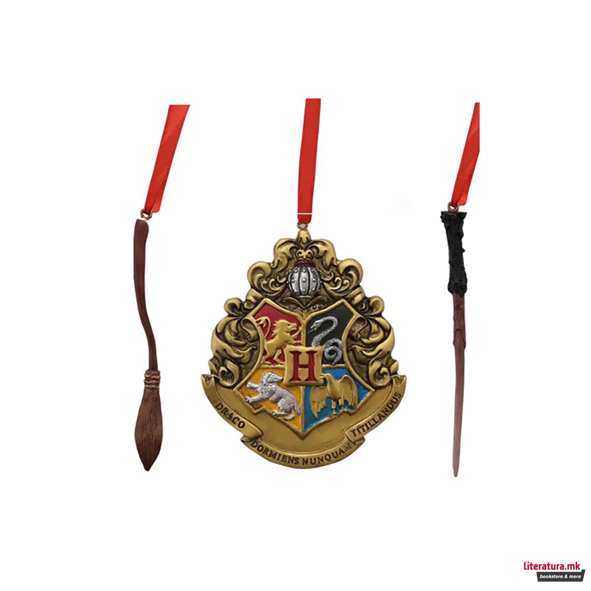 Сет лампиони, Harry Potter - Wand, Hogwarts Crest & Broom 