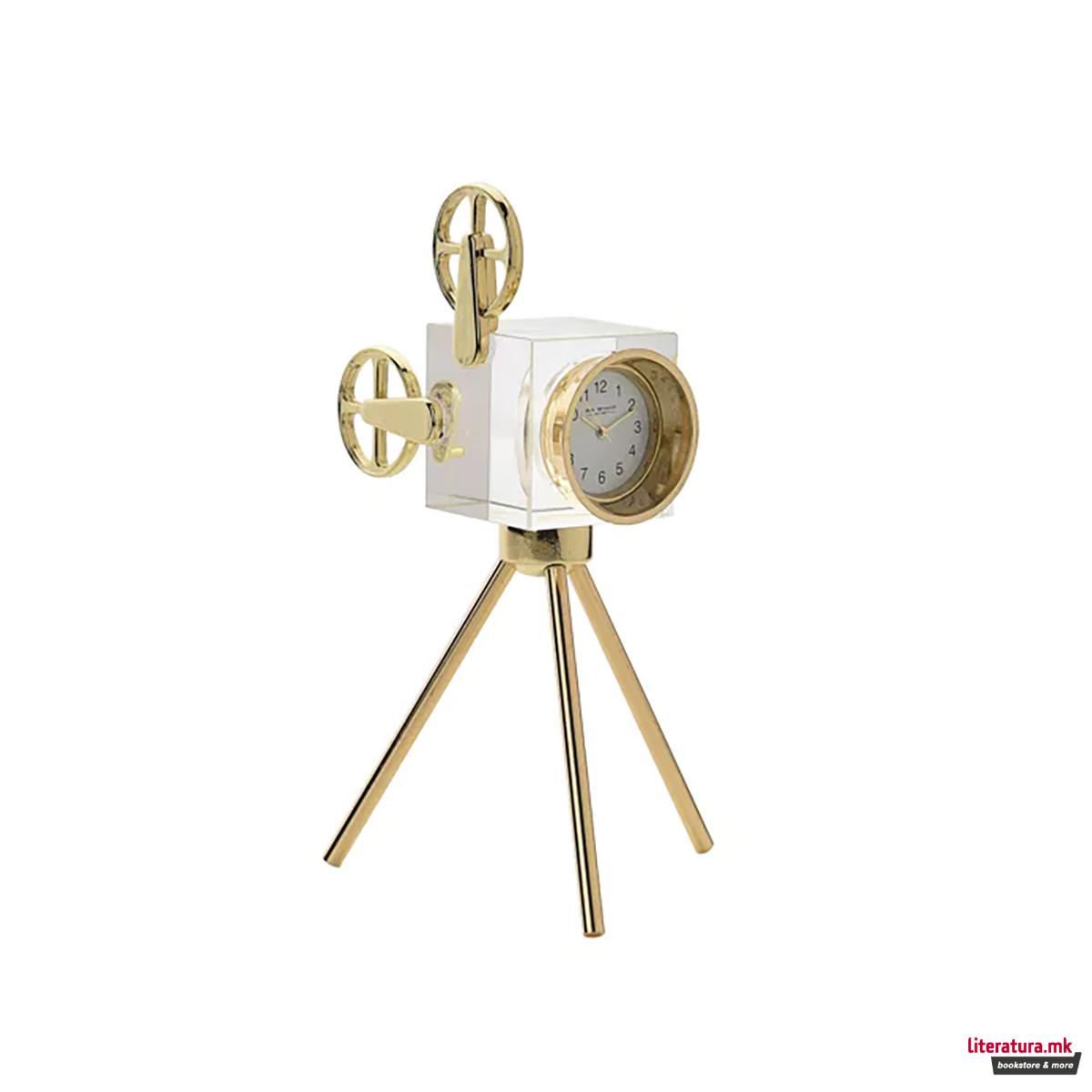 Мини часовник, William Widdop - Retro Camera on Tripod 