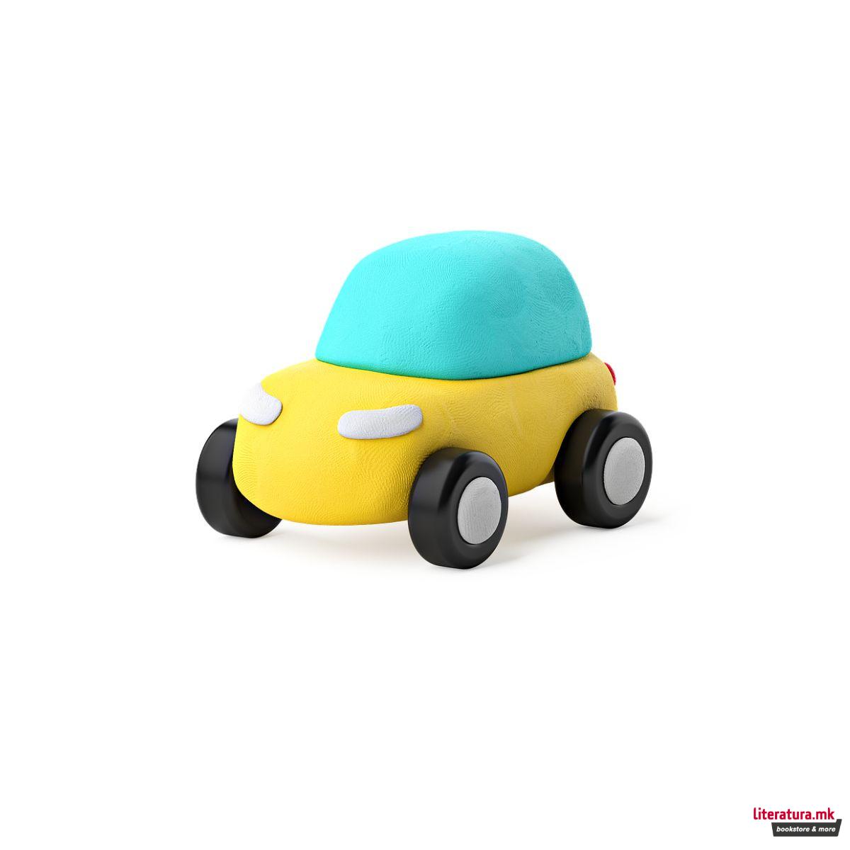 Сет за изработка со глина, Motors - Eco Cars 