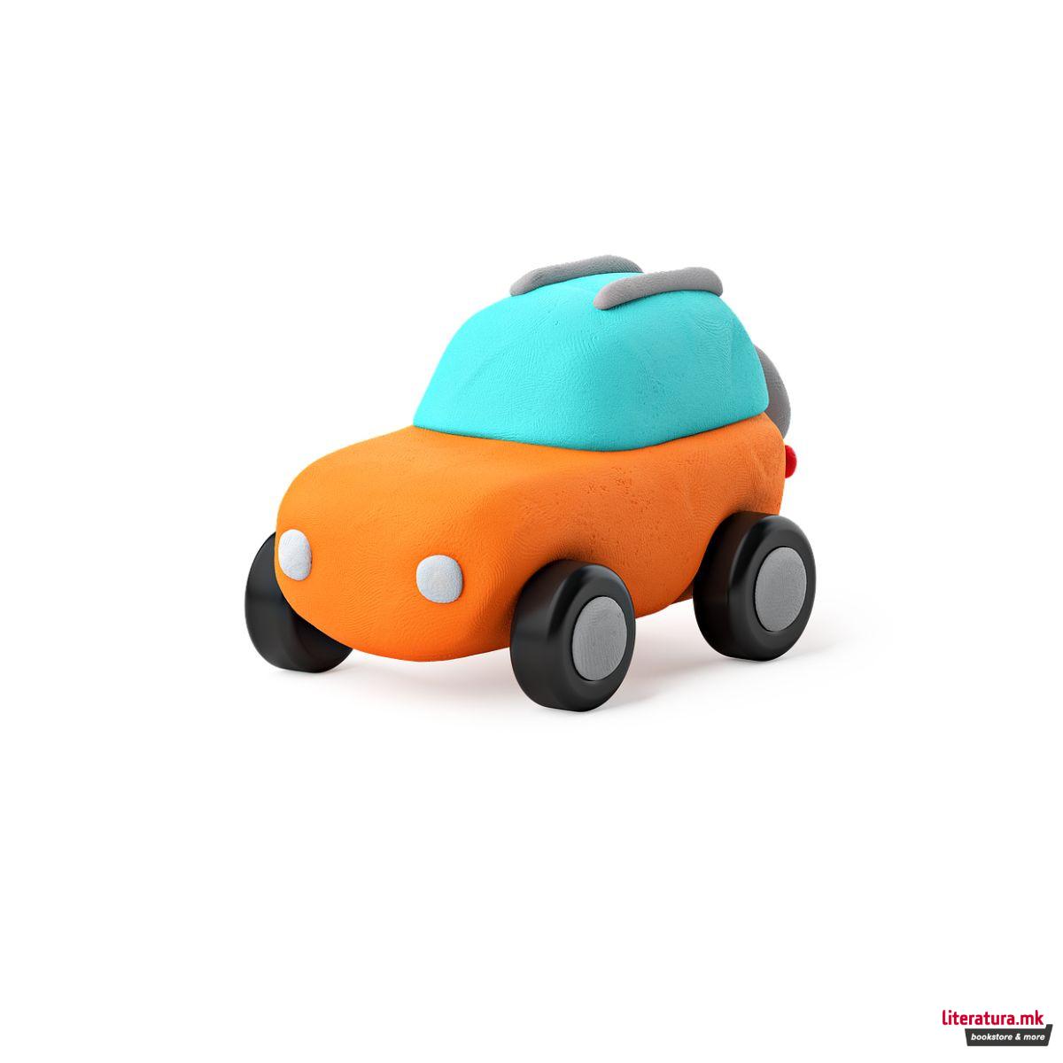 Сет за изработка со глина, Motors - Eco Cars 