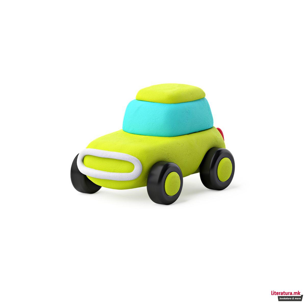 Сет за изработка со глина, Motors - Eco Cars 