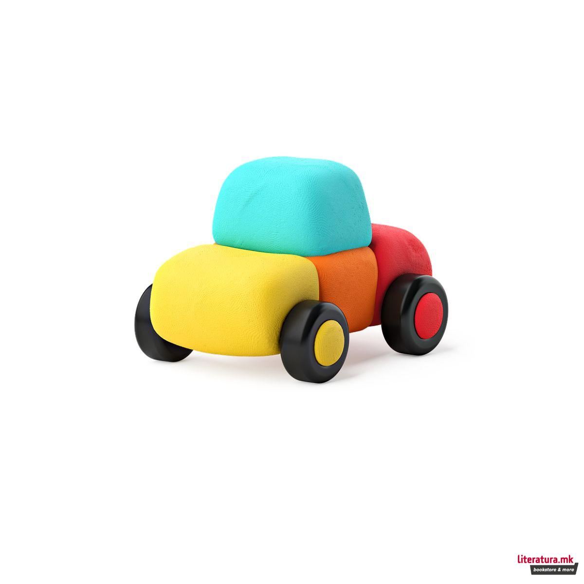 Сет за изработка со глина, Motors - Happy Cars 