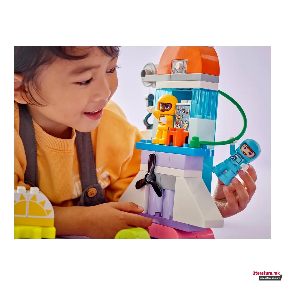 LEGO коцки, Duplo: Space - 3in1 Space Shuttle Adventure 