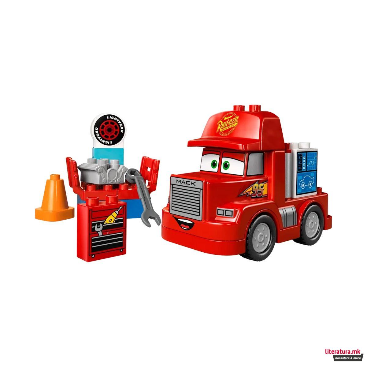 LEGO коцки, Duplo, Pixar: Cars - Mack at the Race 