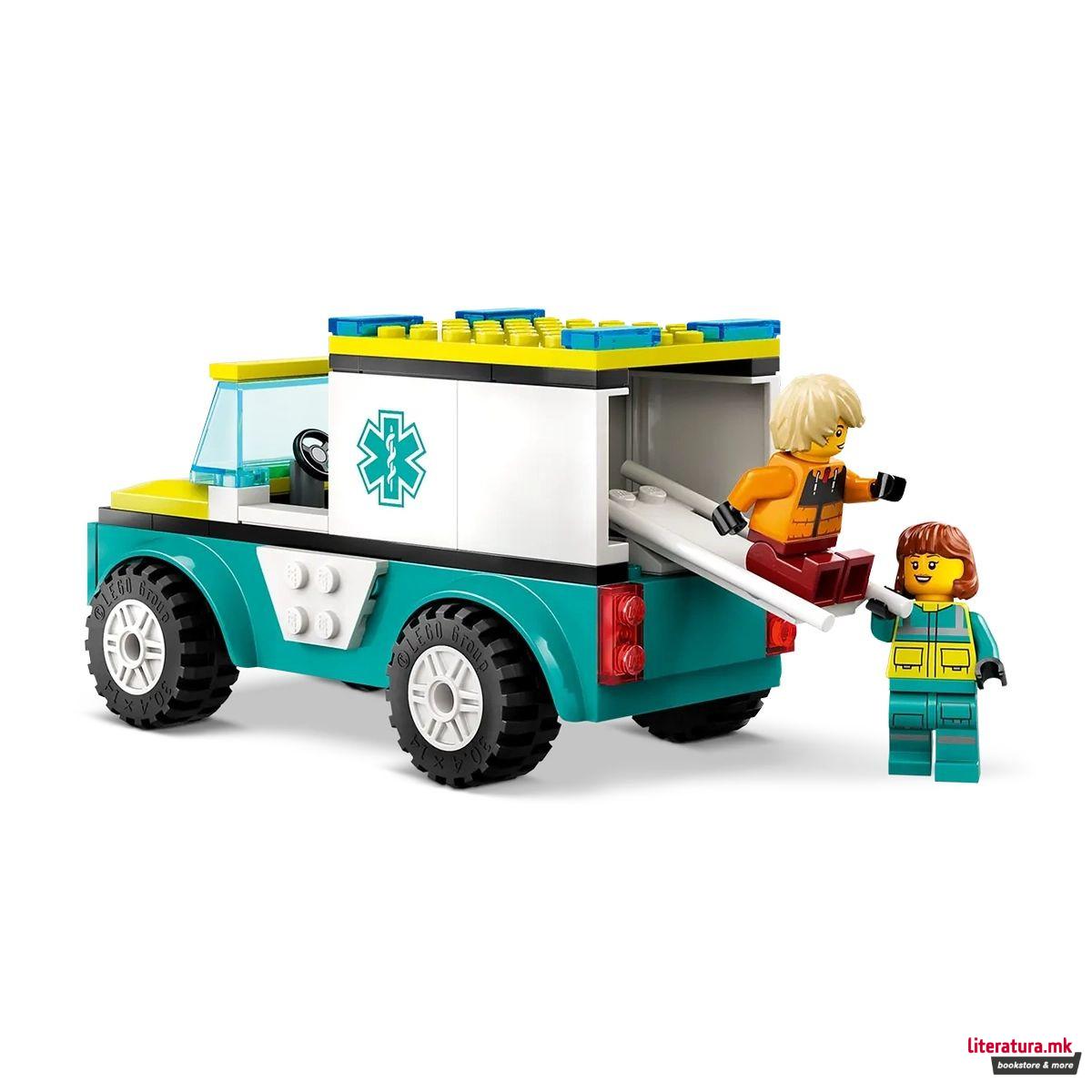 LEGO коцки, City, Emergency Ambulance 
