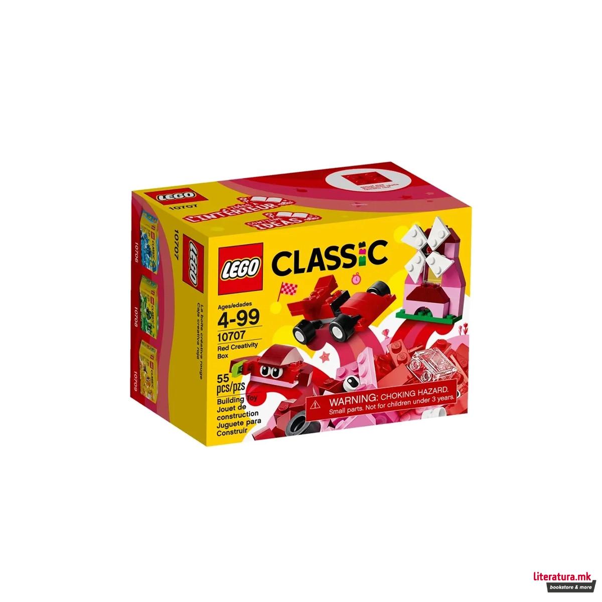 LEGO коцки, Classic, Red Creativity Box 