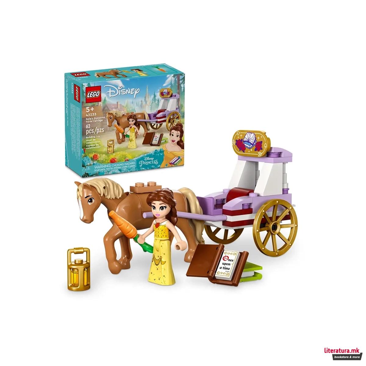 LEGO коцки, Disney Princess, Belle's Storytime Horse Carriage 