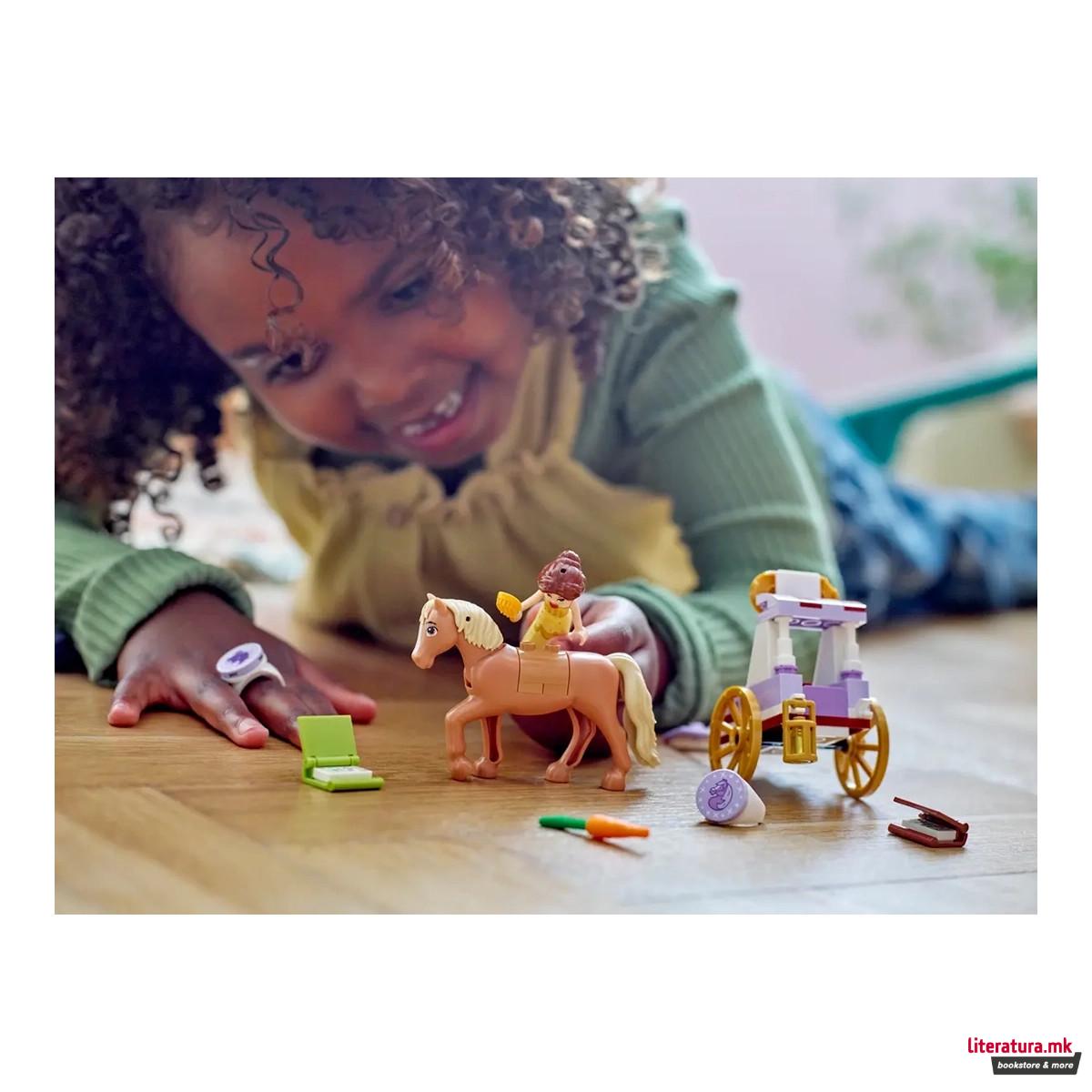 LEGO коцки, Disney Princess, Belle's Storytime Horse Carriage 