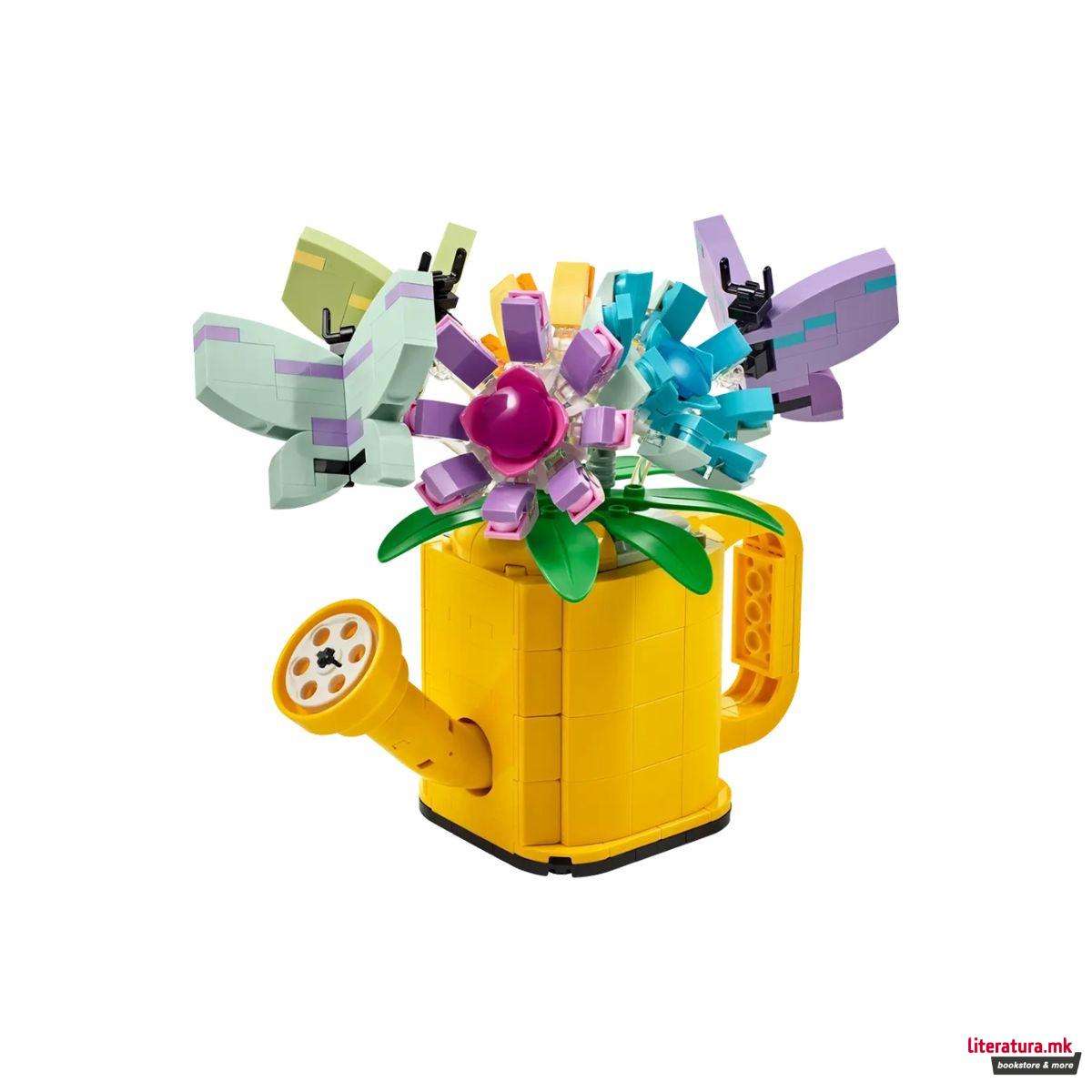 LEGO коцки, Creator 3 in 1, Flowers in Watering Can 