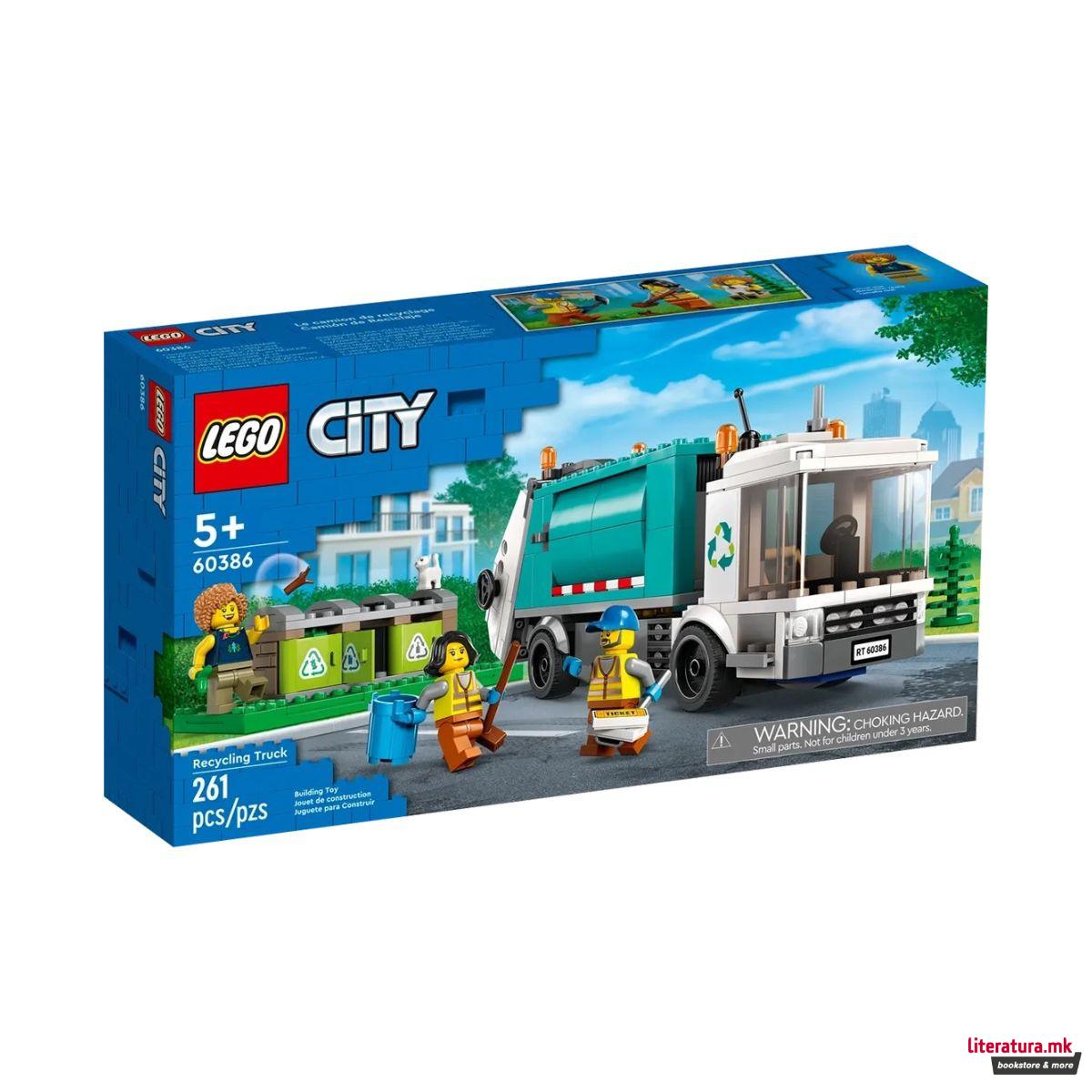 LEGO коцки, City, Recycling Truck 
