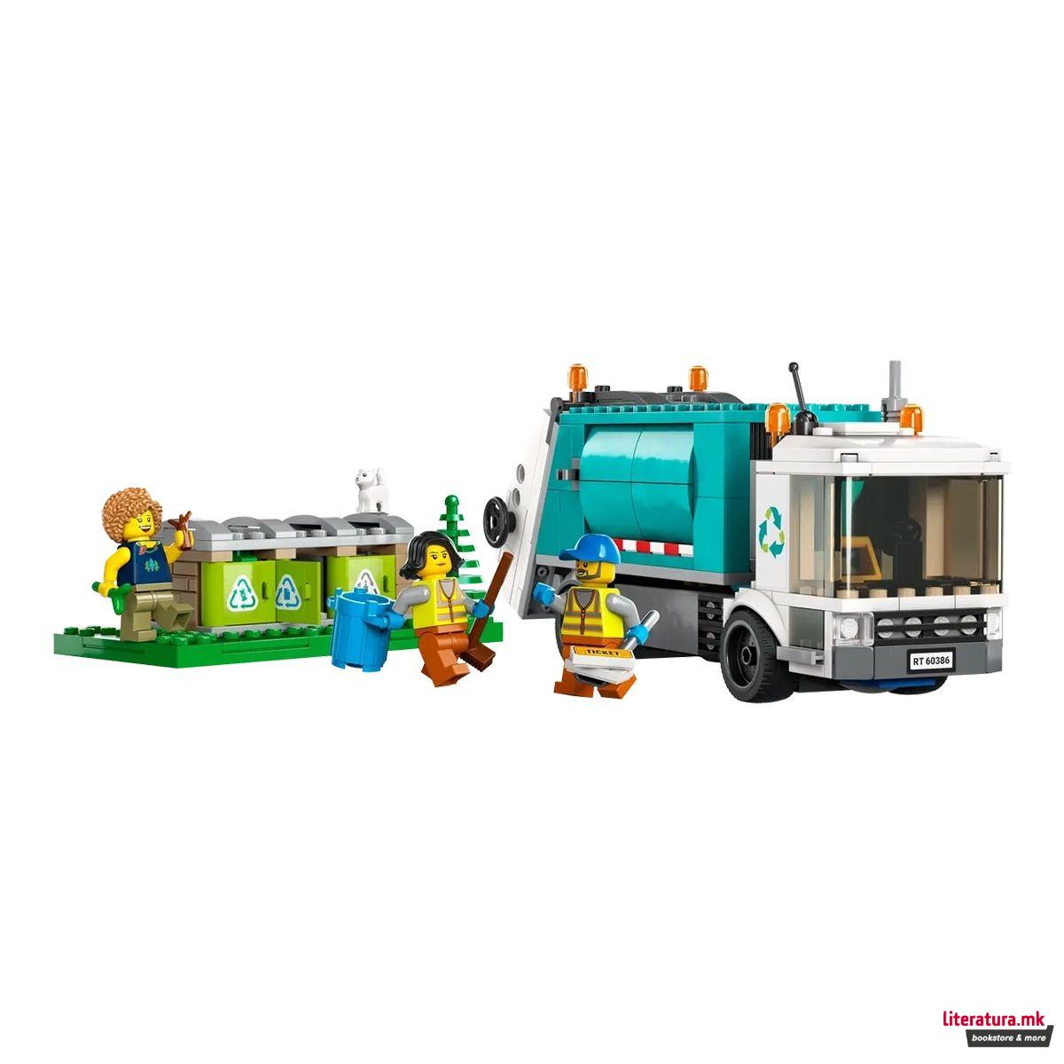 LEGO коцки, City, Recycling Truck 