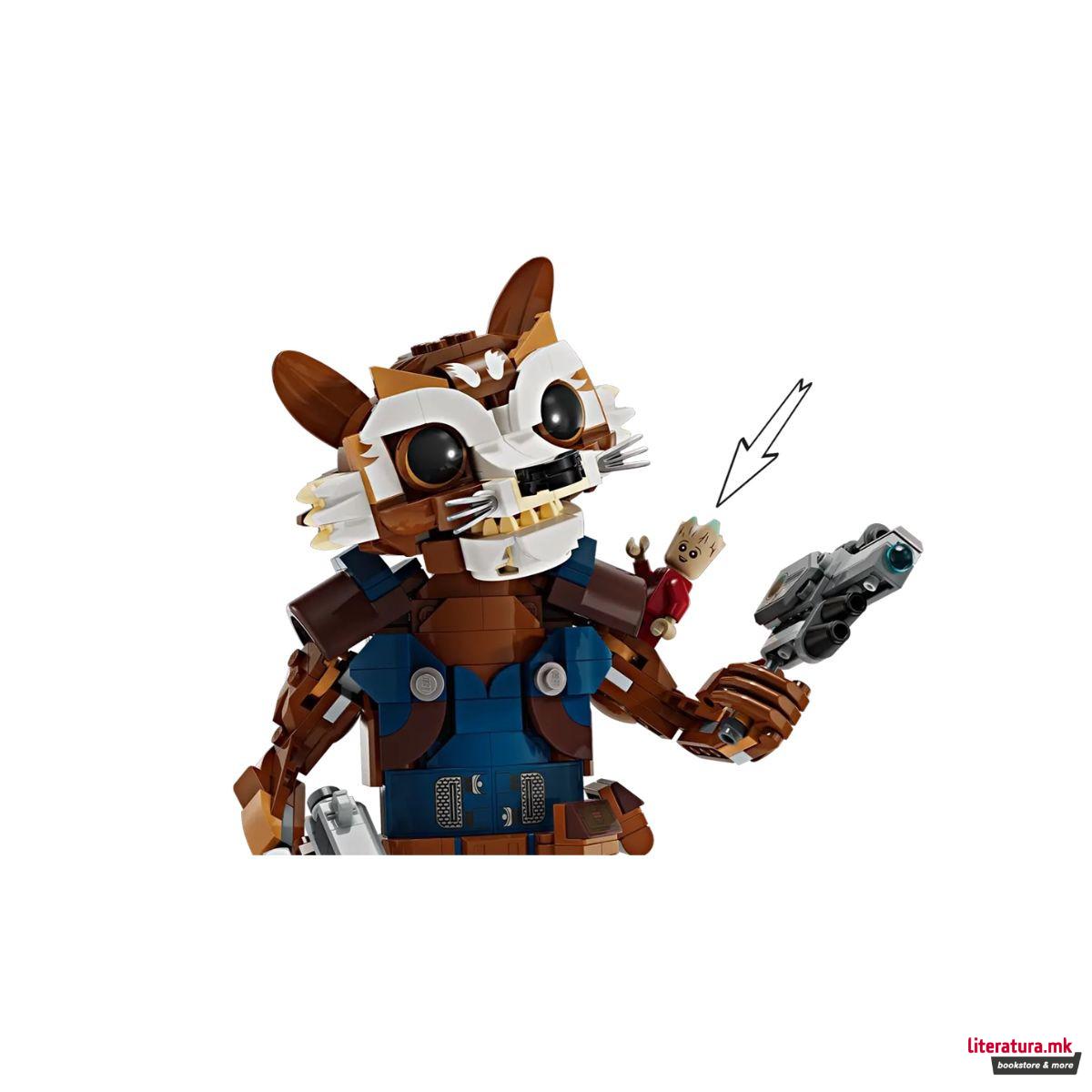 LEGO коцки, Marvel: Infinity Saga - Rocket & Baby Groot 