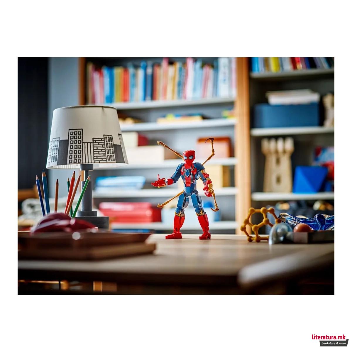 LEGO коцки, Marvel: Spider-Man - Iron Spider-Man Construction Figure 