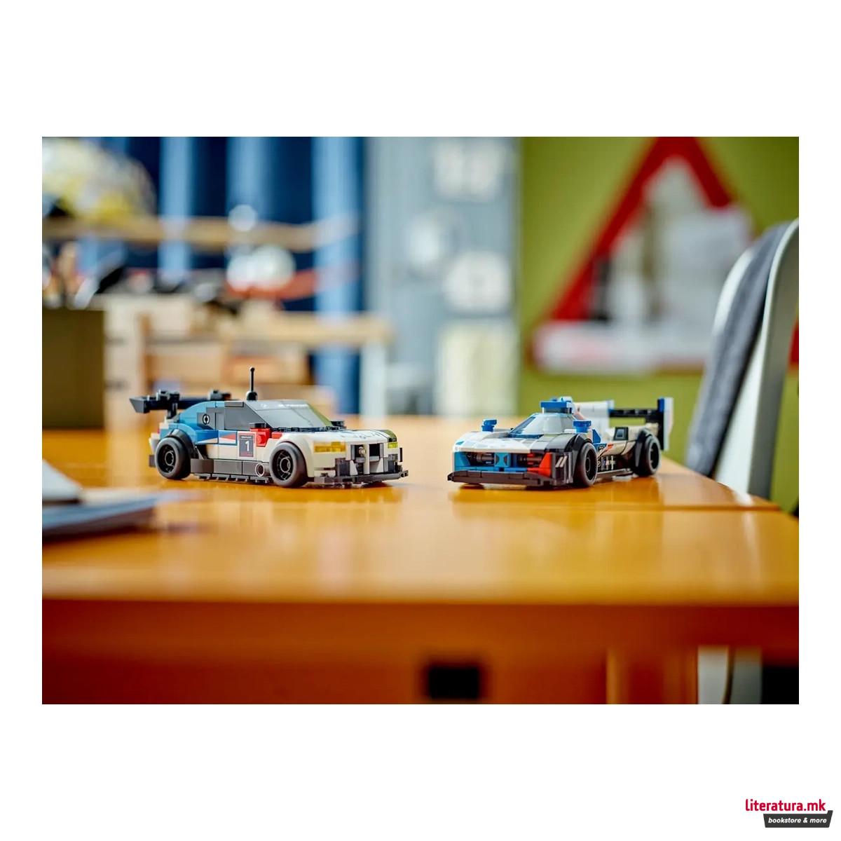 LEGO коцки, Speed Champions, BMW M4 GT3 & BMW M Hybrid V8 Race Cars 