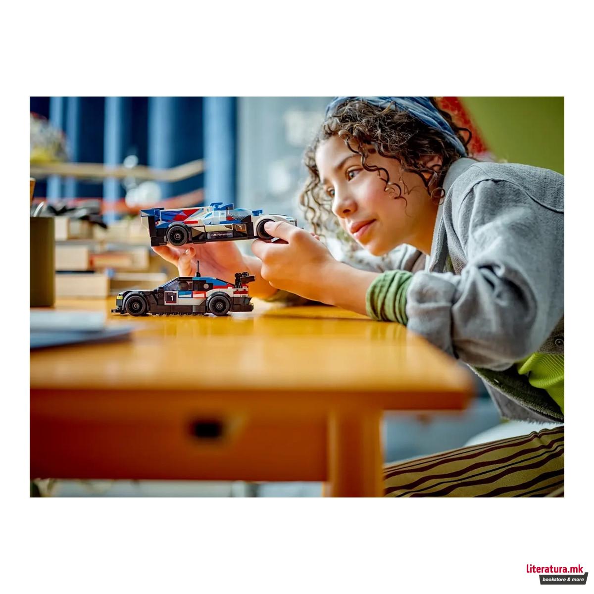 LEGO коцки, Speed Champions, BMW M4 GT3 & BMW M Hybrid V8 Race Cars 