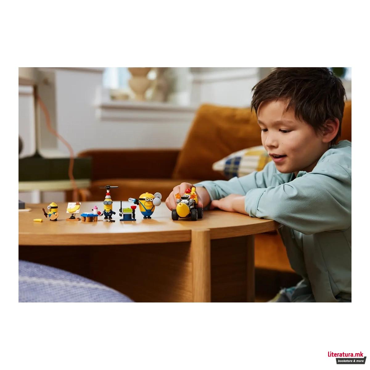 LEGO коцки, Despicable Me 4 - Minions and Banana Car 