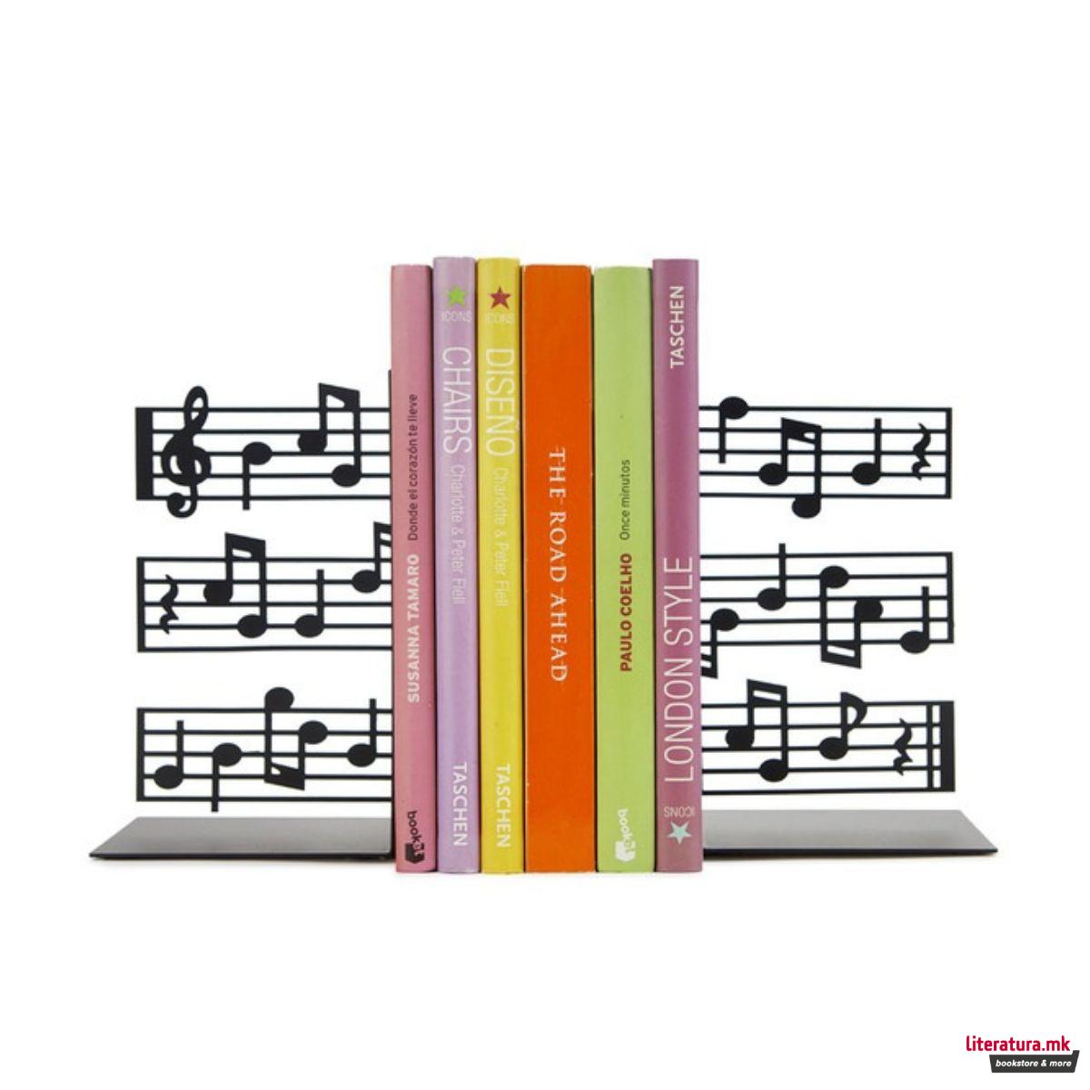 Држач за книги, Musik 
