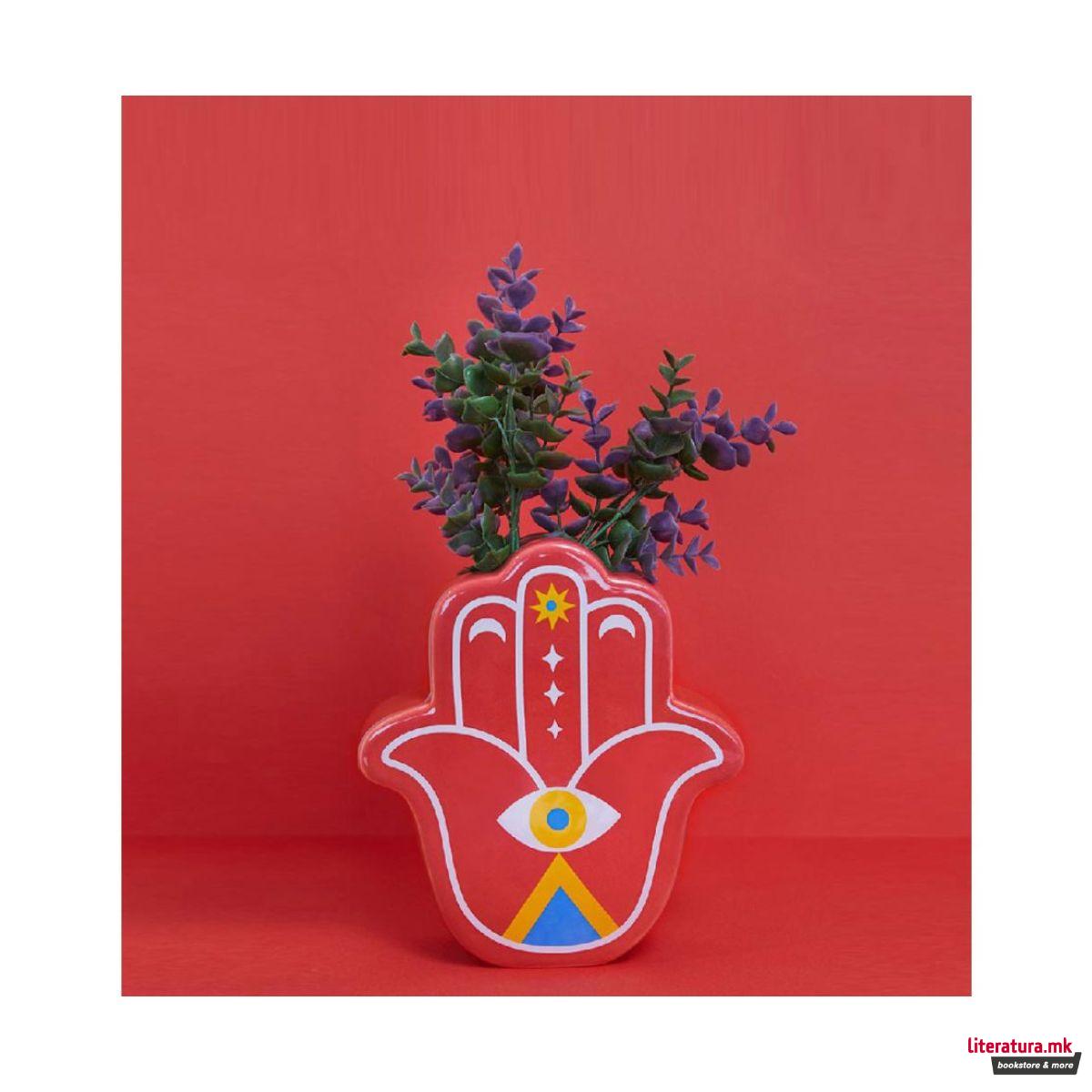 Вазна, Lucky Hand, црвена 