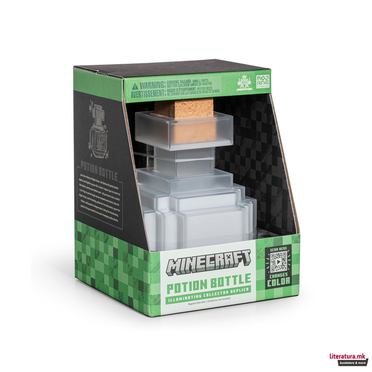 Колекционерска фигура, Minecraft - Illuminating Potion Bottle (Replica) 