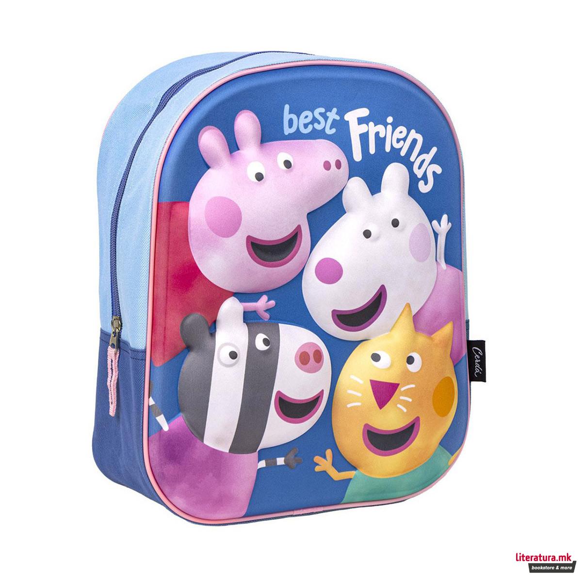 Ранец, Peppa Pig 3D - Best Friends