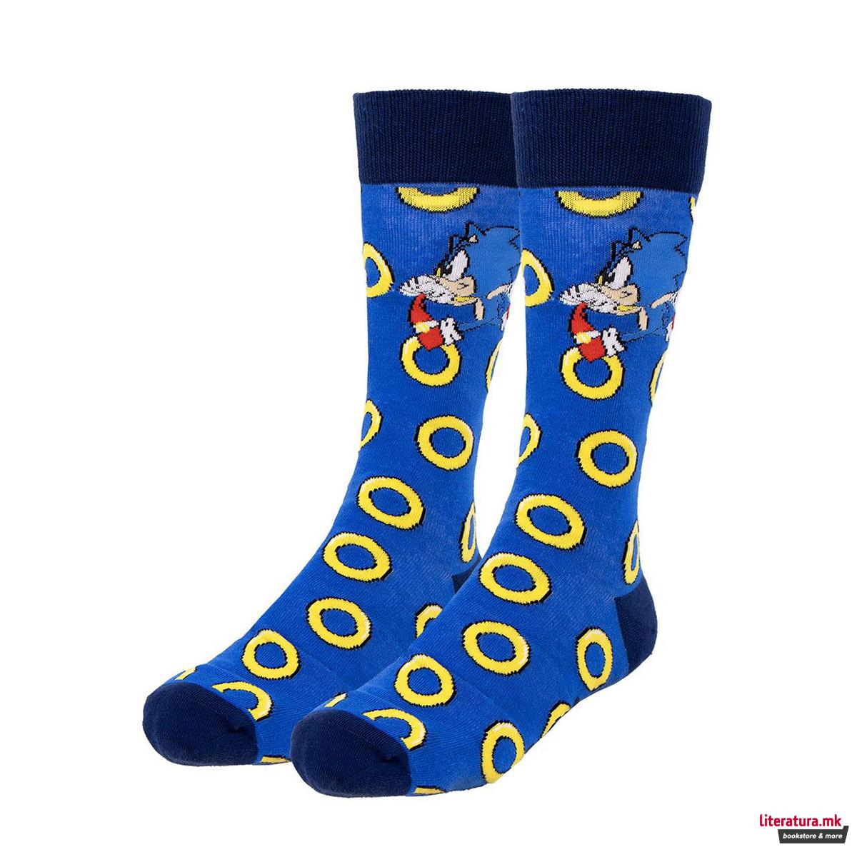 Сет од 3 пара чорапи, Sonic The Hedgehog (40-46) 