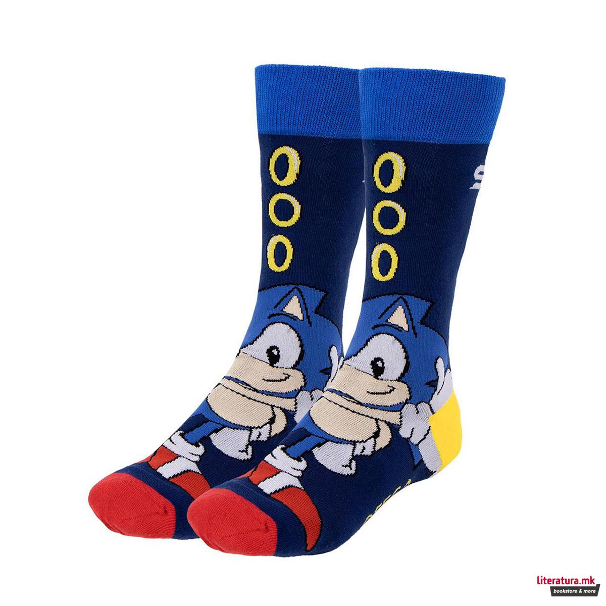 Сет од 3 пара чорапи, Sonic The Hedgehog (36-41) 