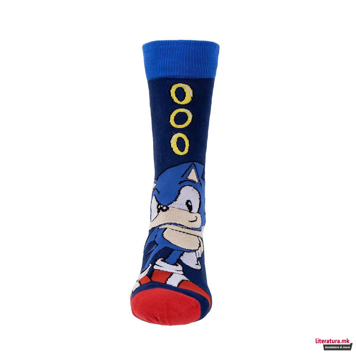 Сет од 3 пара чорапи, Sonic The Hedgehog (36-41) 
