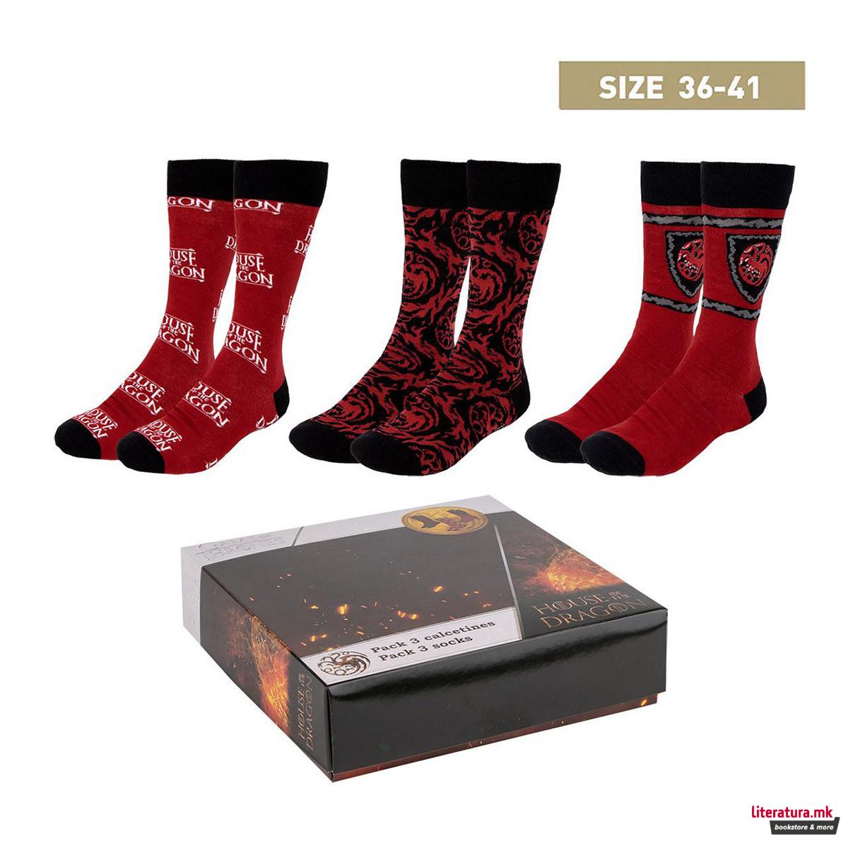 Сет од 3 пара чорапи, Stranger Things (36-41) 