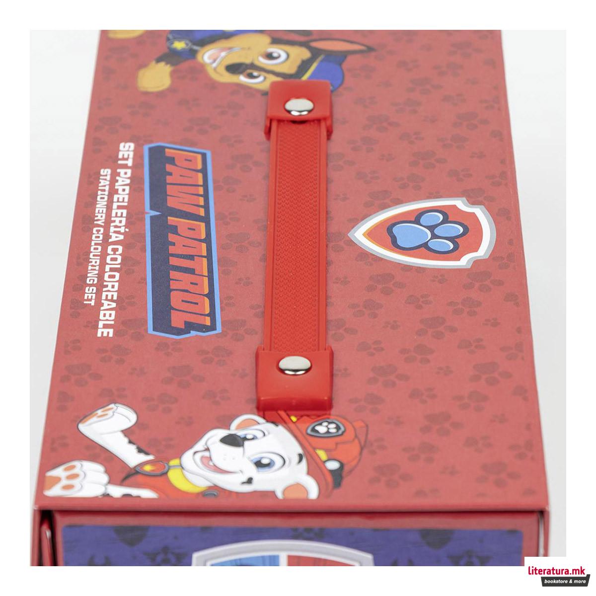 Сет за цртање и боење - куферче, Paw Patrol 