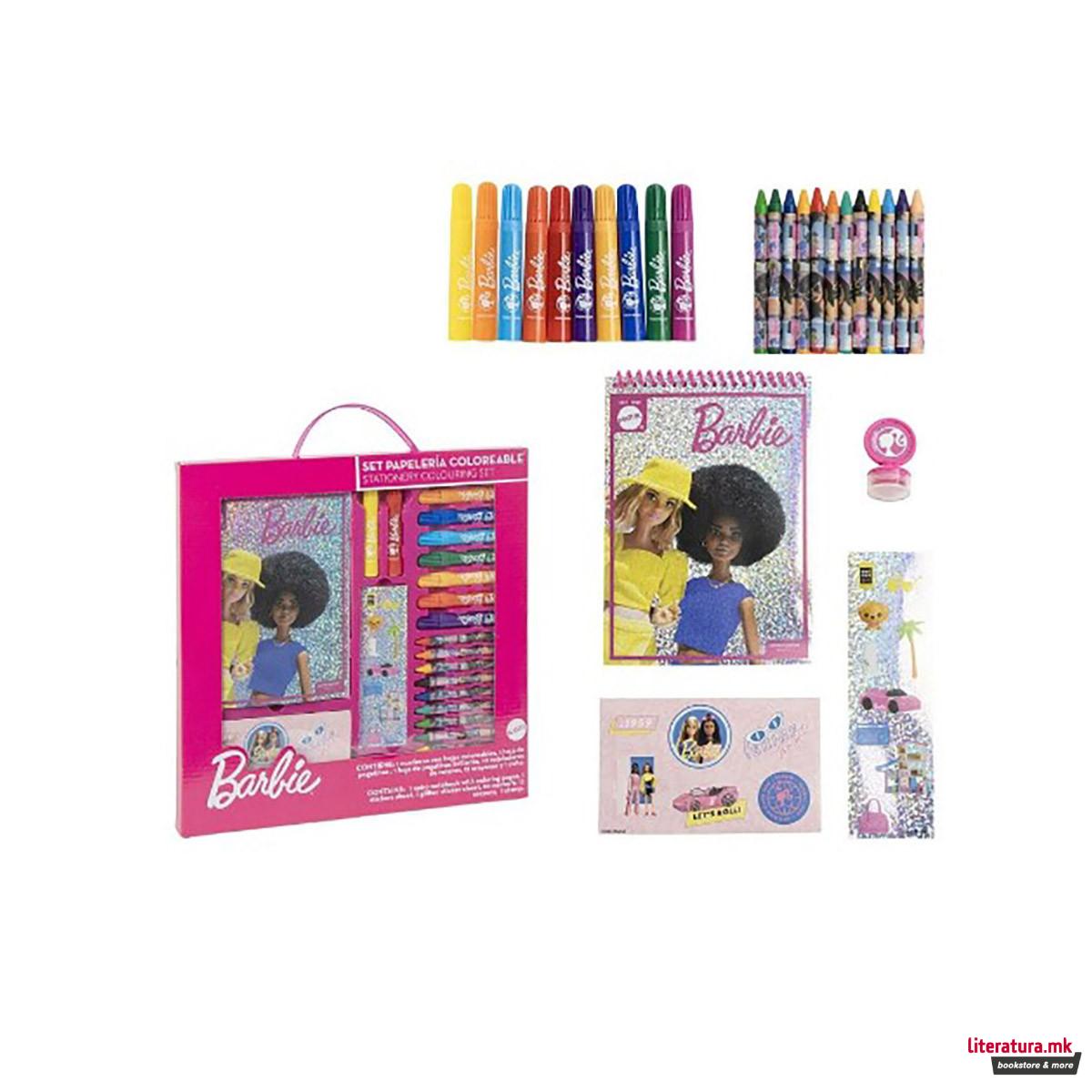 Сет за цртање и боење, Barbie 