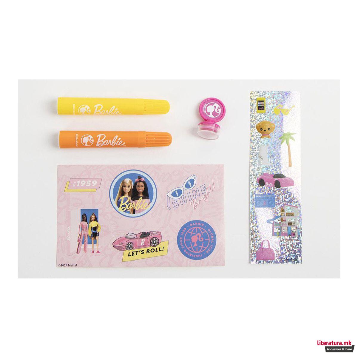 Сет за цртање и боење, Barbie 