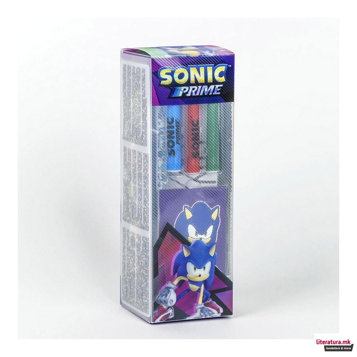 Сет за пишување и цртање - кутија, Sonic The Hedgehog 