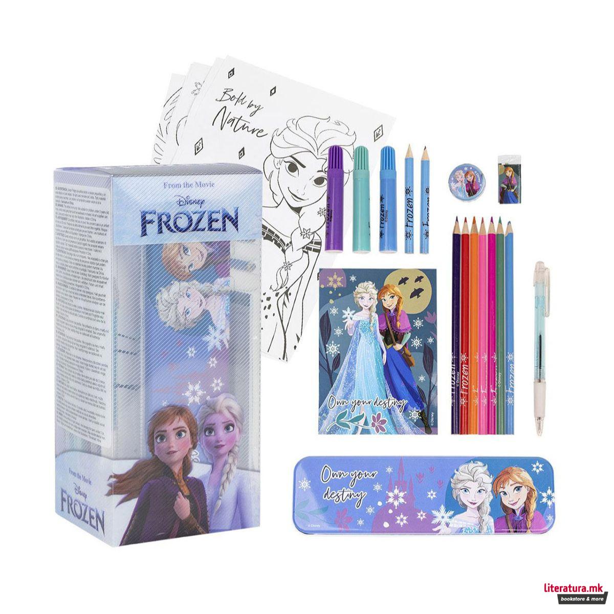 Сет за пишување и цртање - кутија, Disney Frozen 