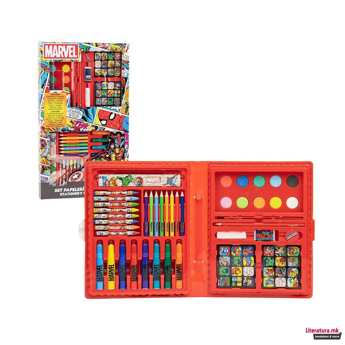 Сет за цртање и боење - кутија, Marvel 