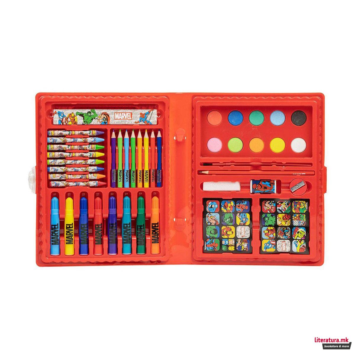 Сет за цртање и боење - кутија, Marvel 