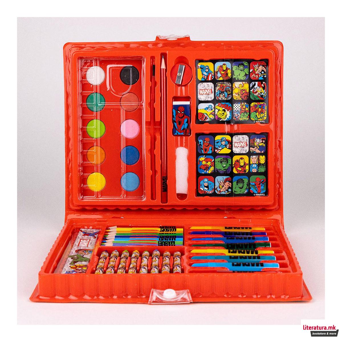 Сет за цртање и боење - кутија, Marvel 
