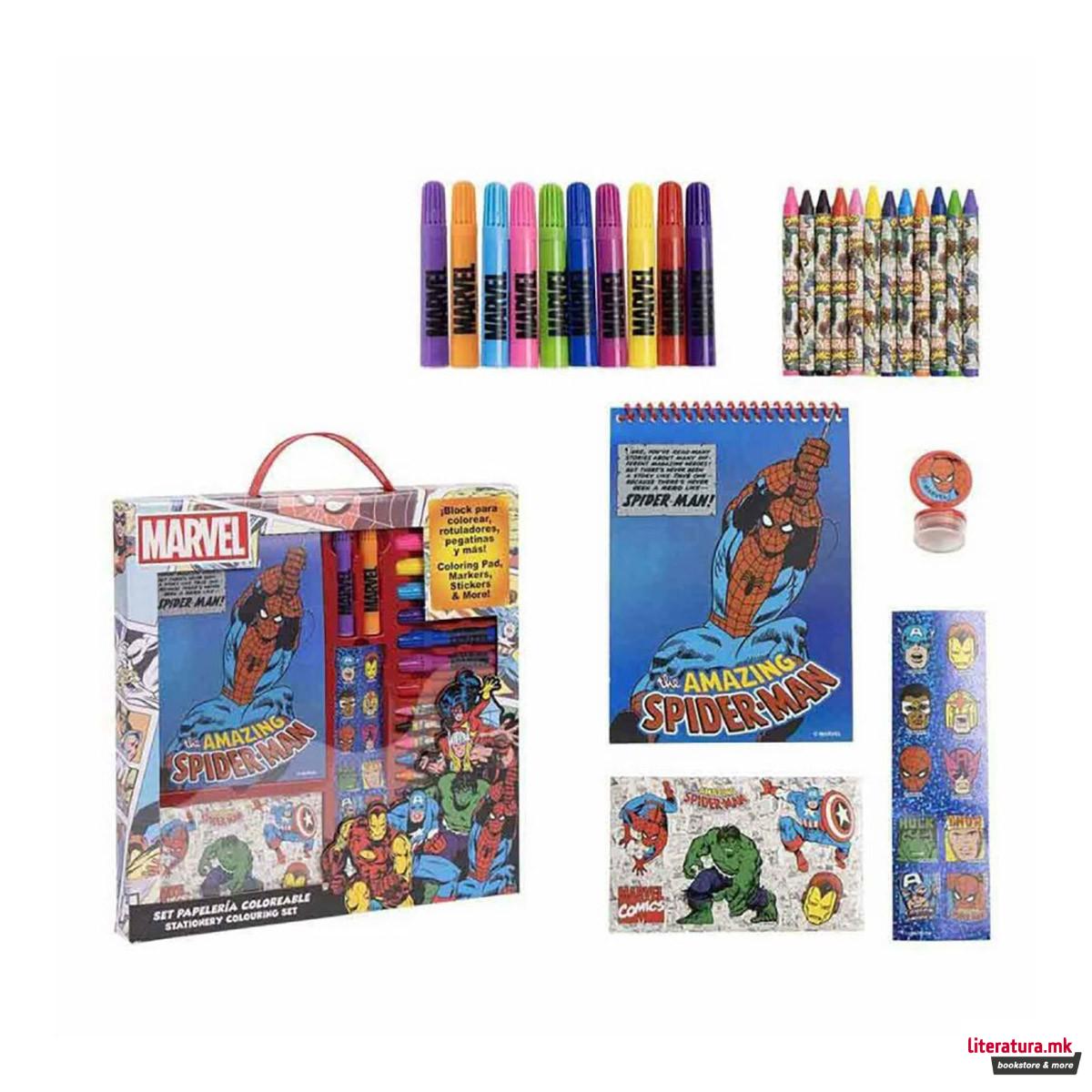 Сет за цртање и боење, Marvel 