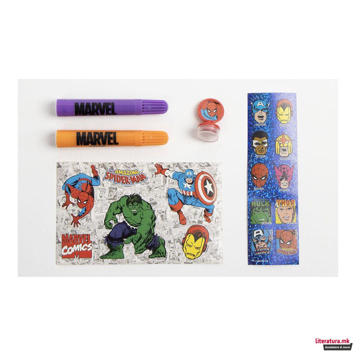 Сет за цртање и боење, Marvel 