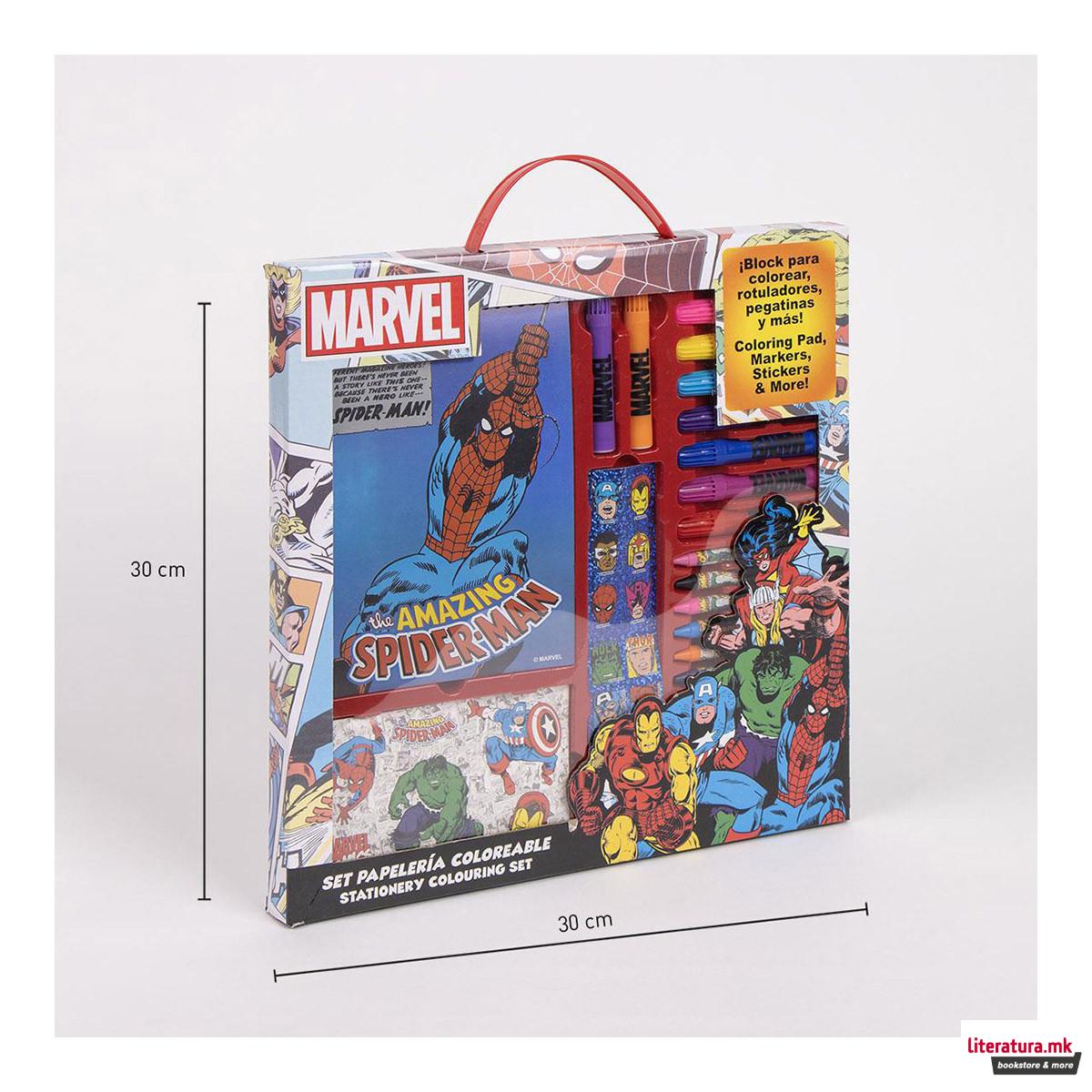 Сет за цртање и боење, Marvel 