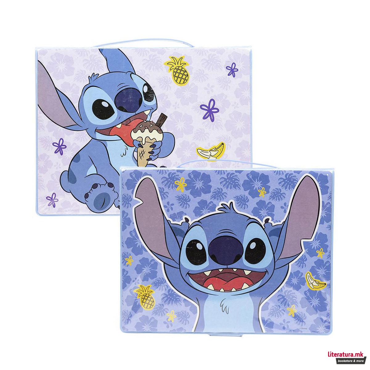 Сет за цртање и боење - кутија, Disney Stitch 