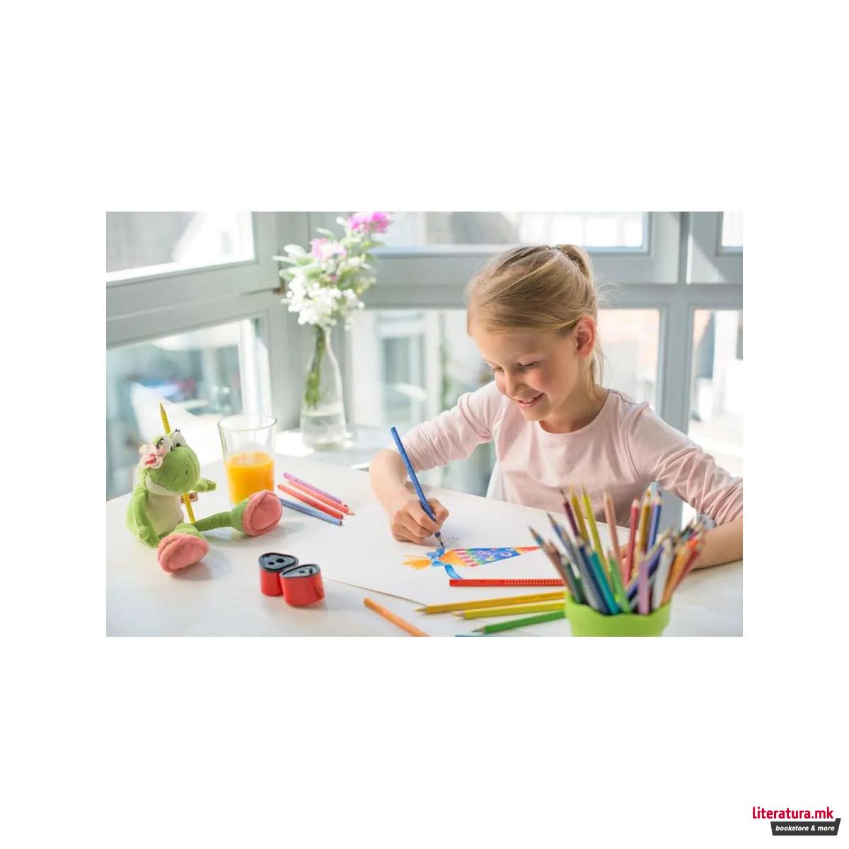 Сет од 12 дрвени боици, Colour Grip 