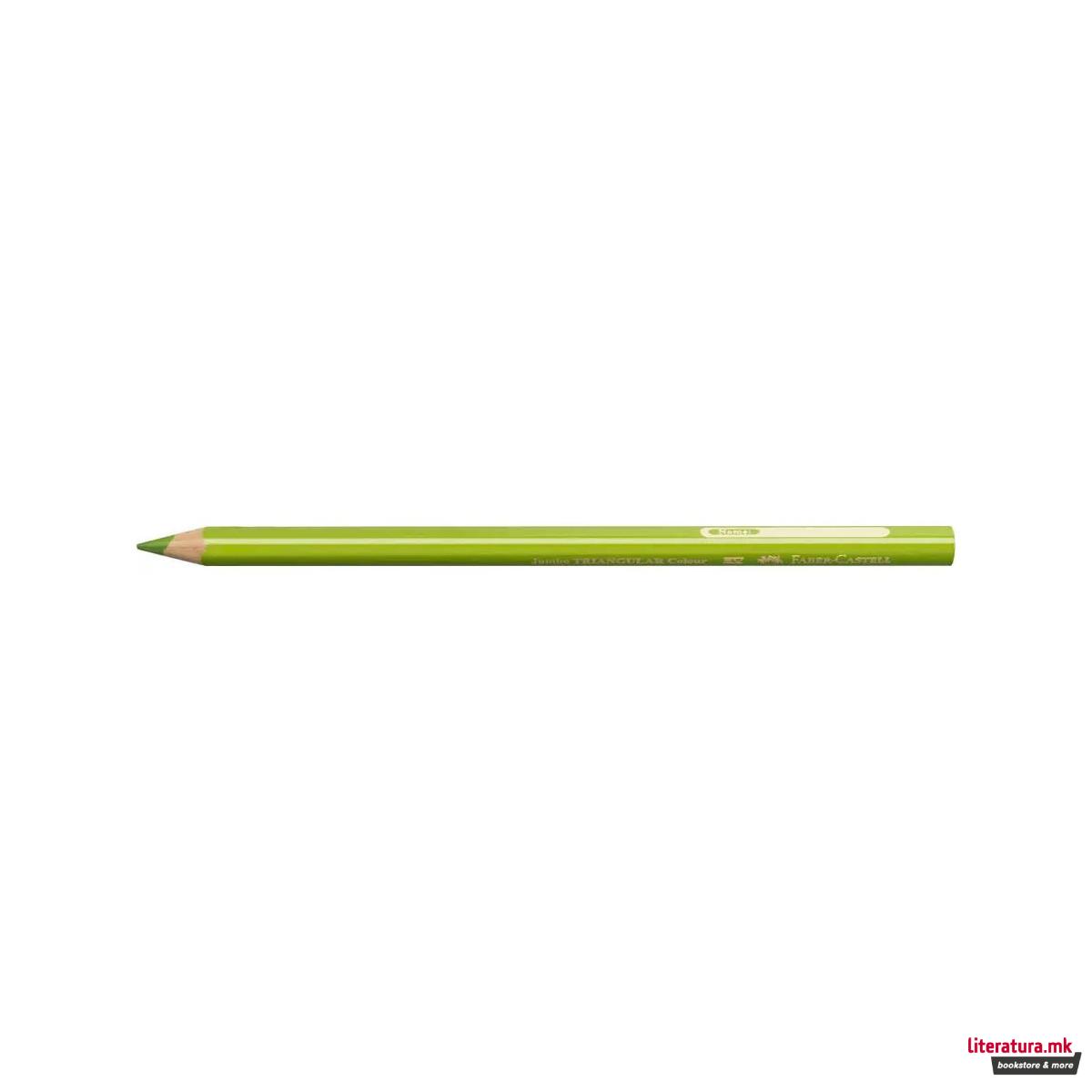 Сет од 10 дрвени боици, Jumbo Junior Triangular 