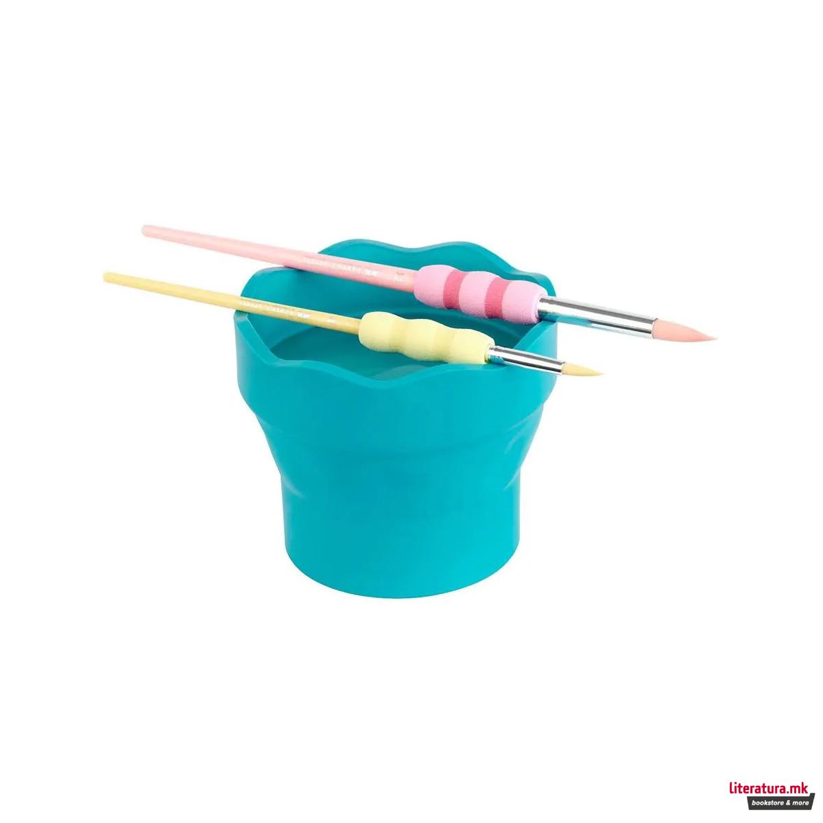 Чаша за ликовно, Clic&Go - Turquoise 