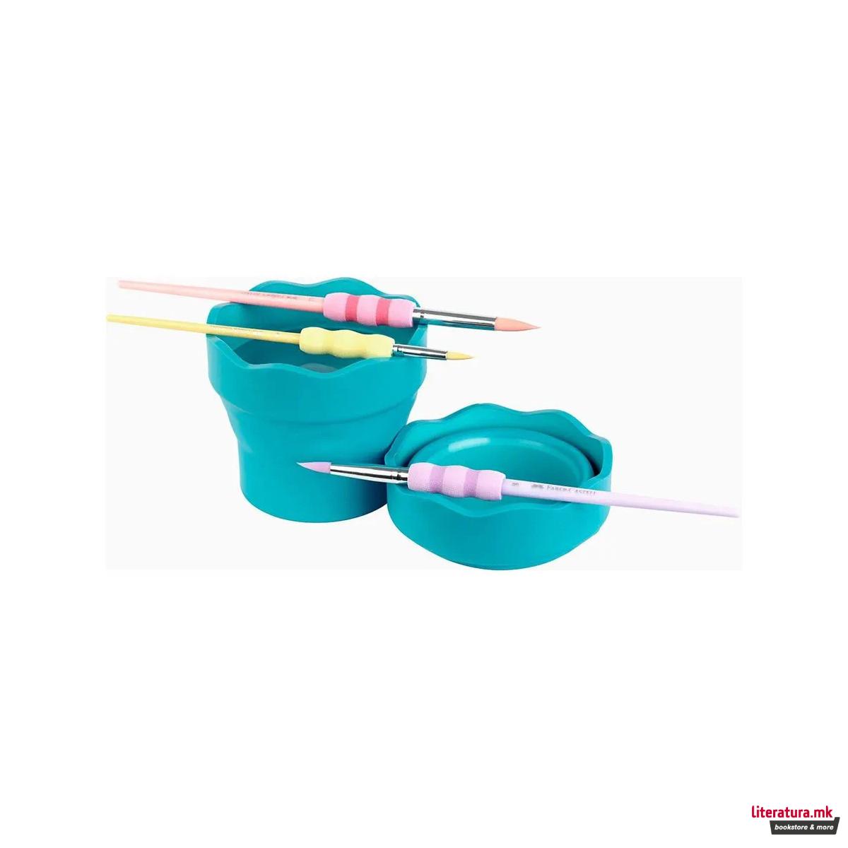 Чаша за ликовно, Clic&Go - Turquoise 