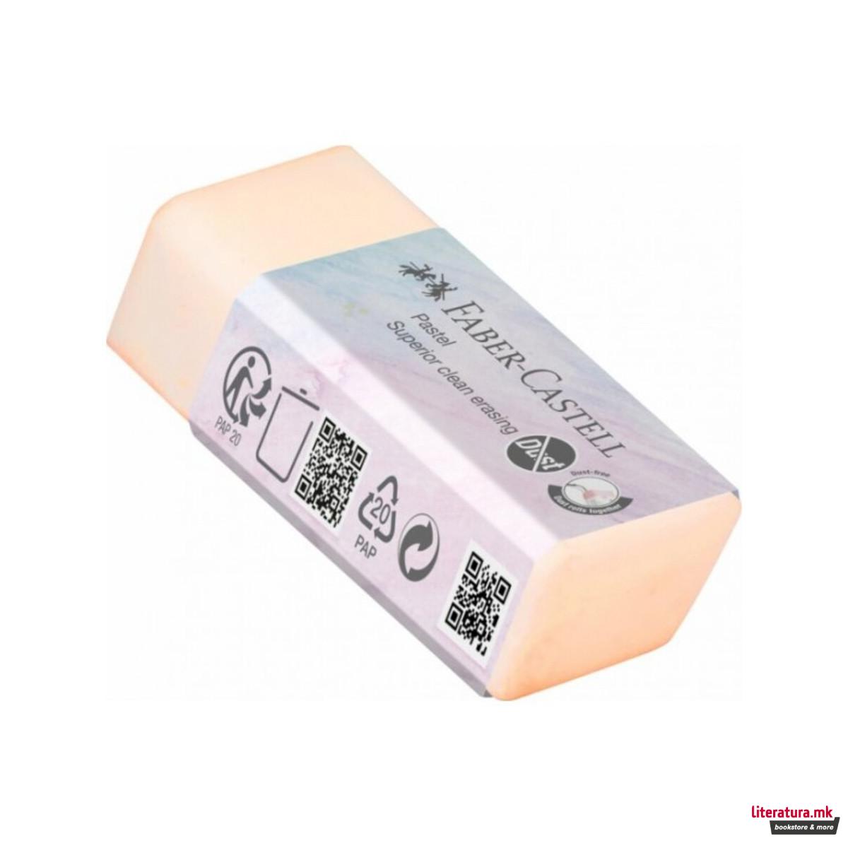 Гума за бришење, Dust-Free Pastel, 4 бои 