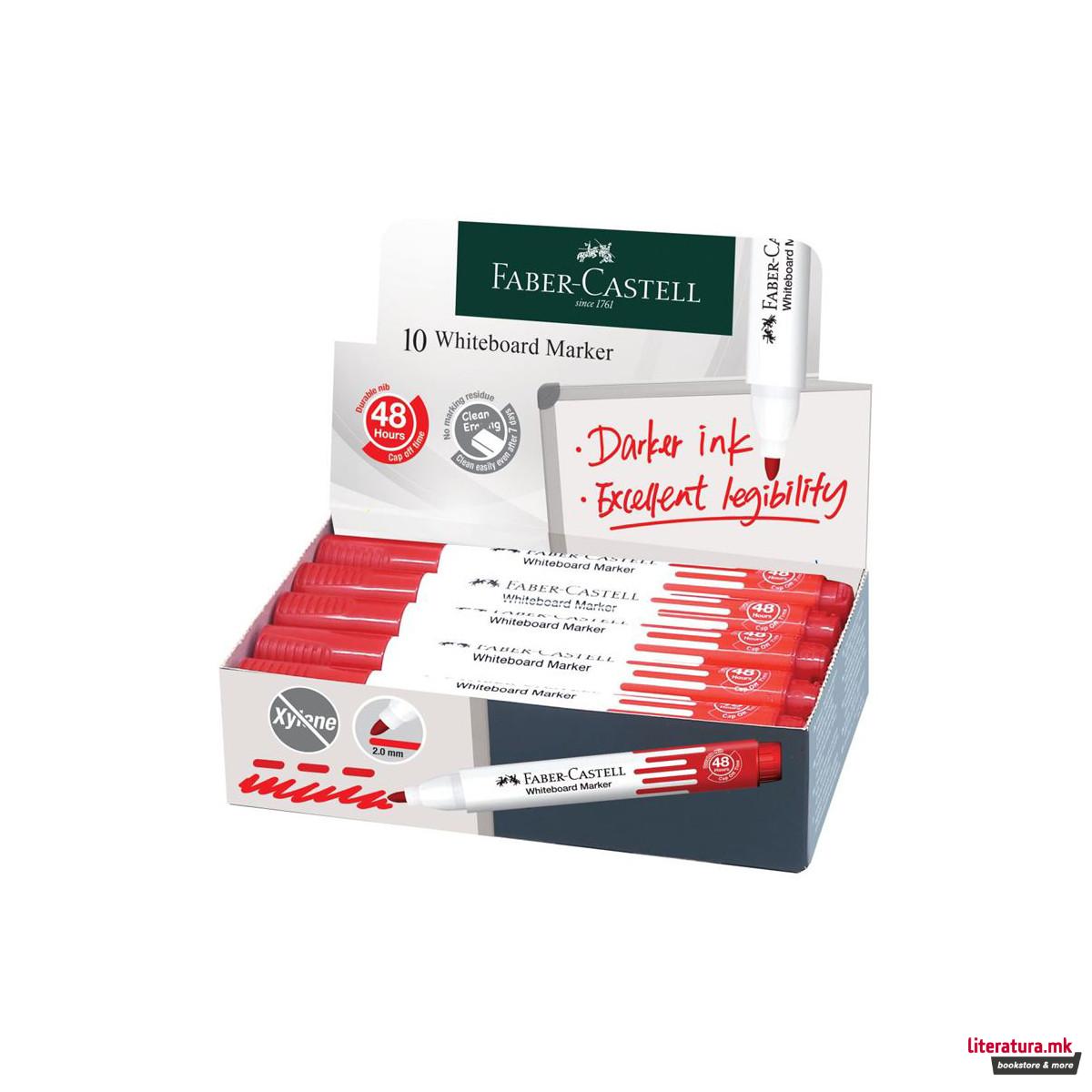 Маркер за бела табла, Whiteboard W20 - Red 